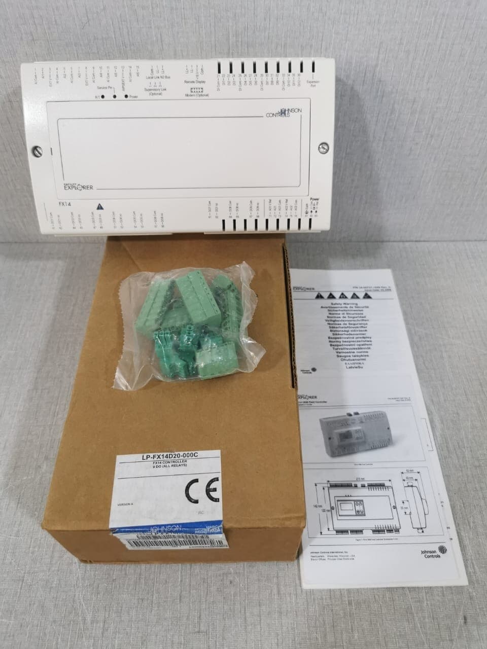 JOHNSON CONTROLS FX14 LP-FX14D20-000C VERSION A CONTROLLER