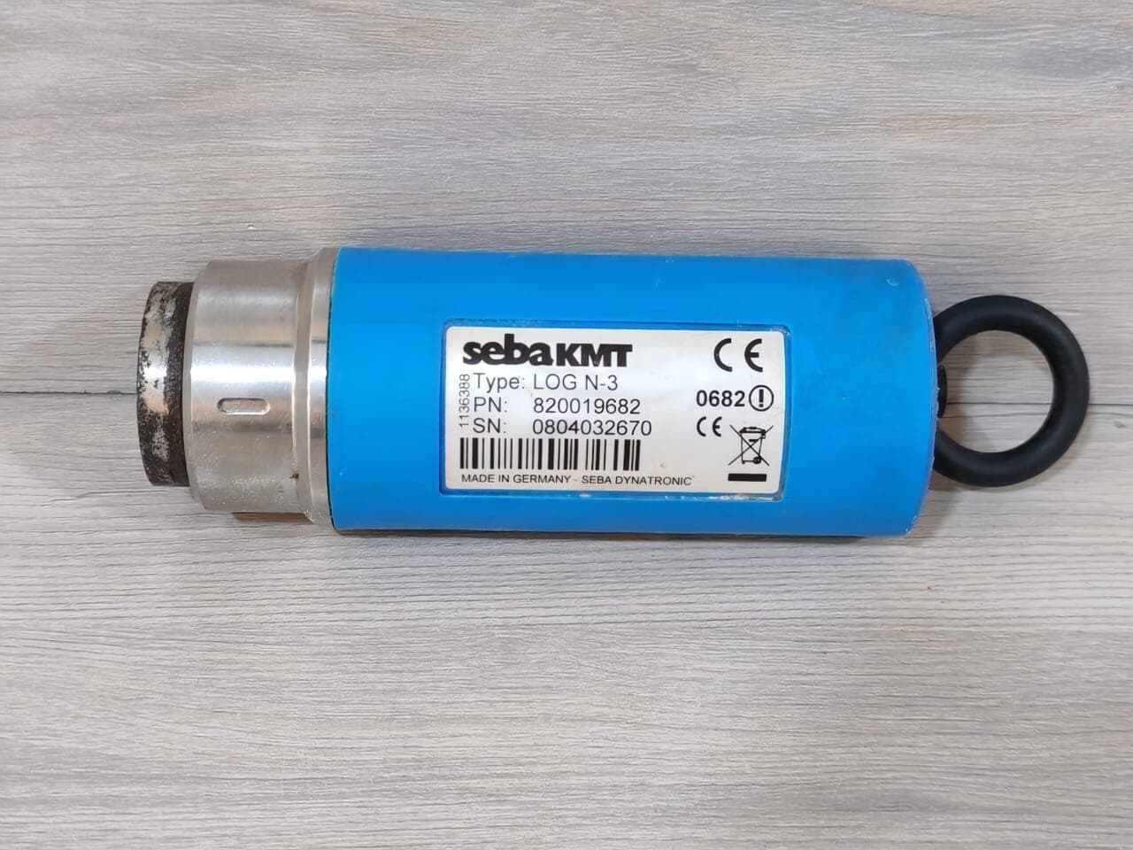 SEBA DYNATRONIC SEBAKMT LOG N-3 ACOUSTIC PRESSURE FLOW - WITH RUSTY PART
