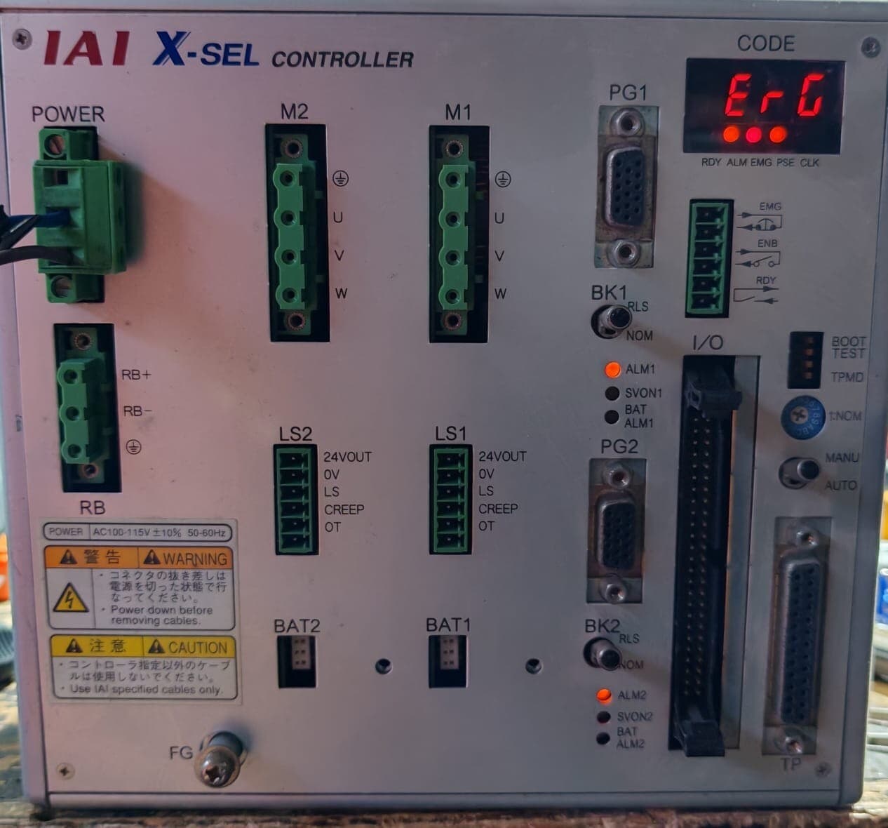 IAI X-SEL-J-2-20I-20IB-N1EE-2-1-IU CONTROLLER