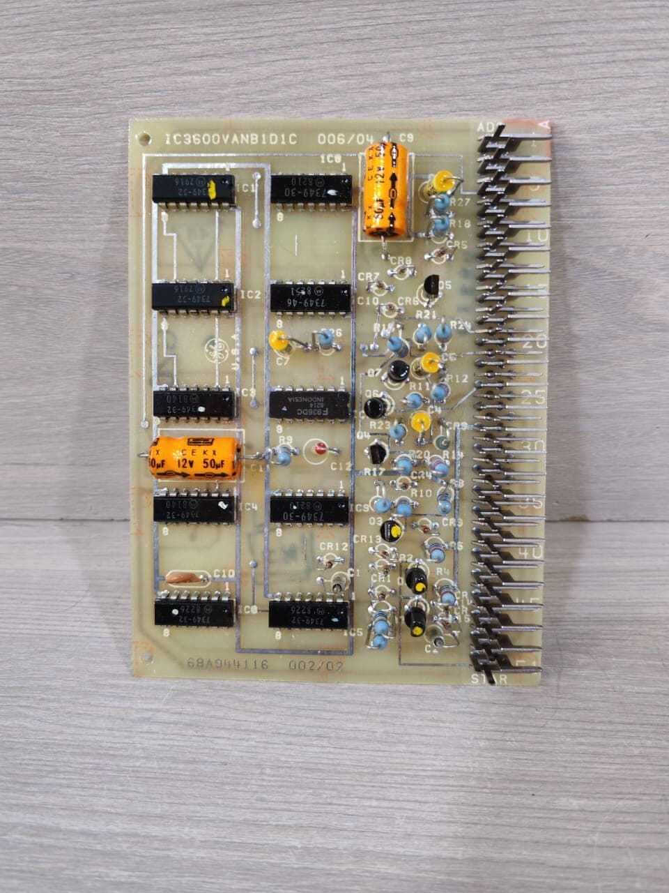 GE IC3600VANB1D1C Mark I-II Turbine Control PLC Annunciator PCB Board
