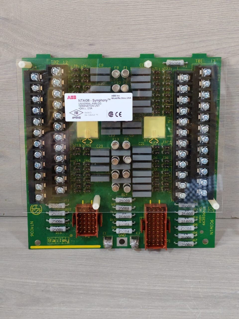ABB NTAI06 6639364G1 SYMPHONY UNIVERSAL ANALOG TERMINAL UNIT