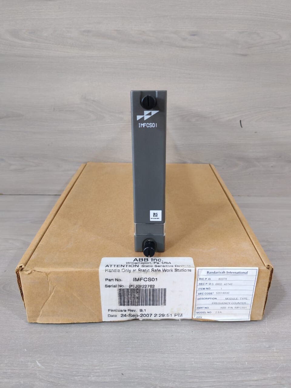 ABB IMFCS01 / 6636949A1 SYMPHONY FREQUENCY COUNTER MODULE