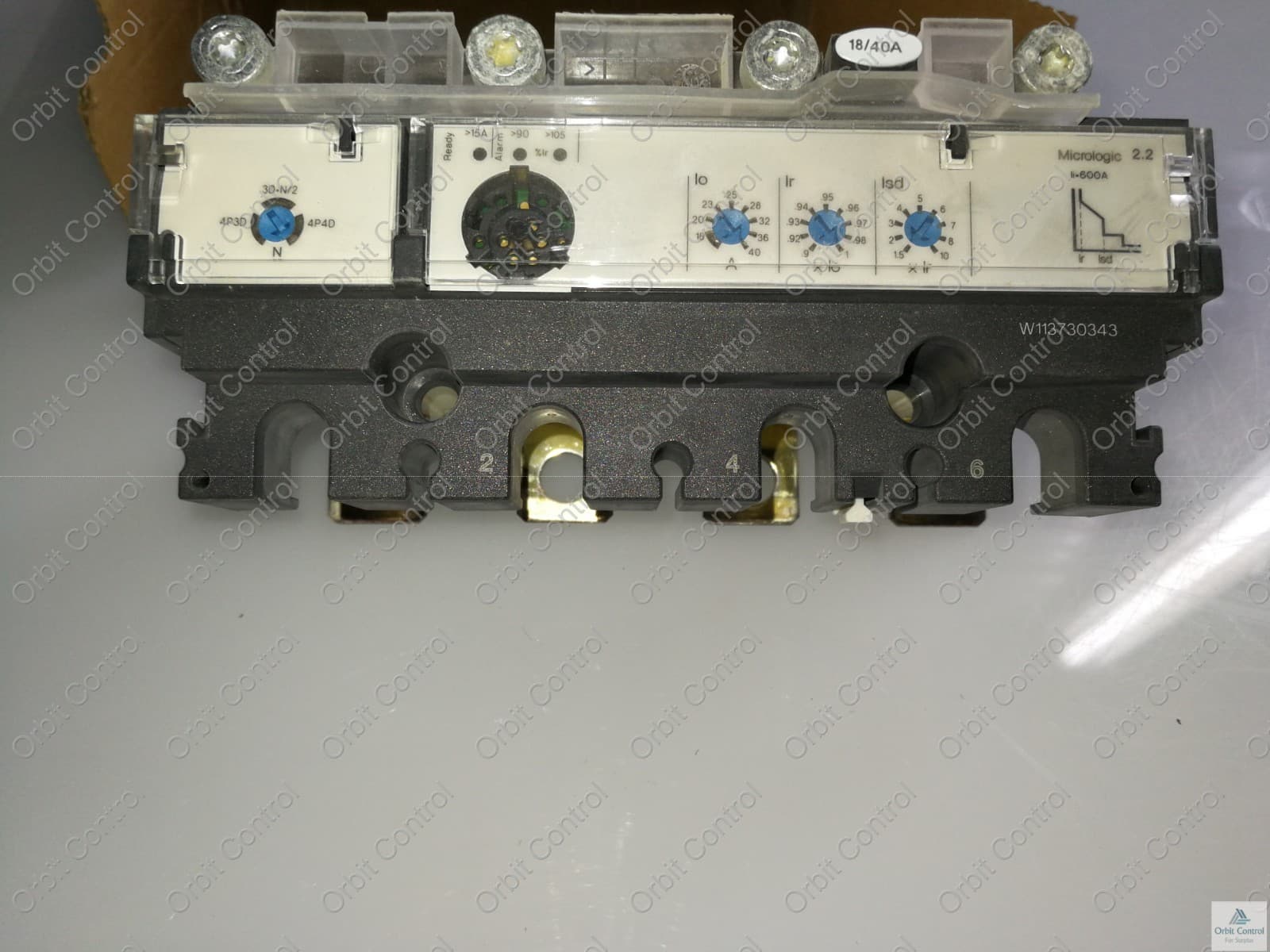 SCHNEIDER LV429082 COMPACT NSX 100- 250 4P4D MICROLOGIC 2.2 40A TRIP UNIT