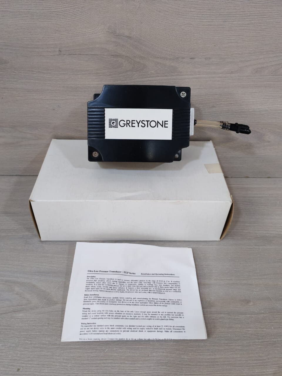 Grey stone ULP Ultra Low Pressure Transducers ULPA05