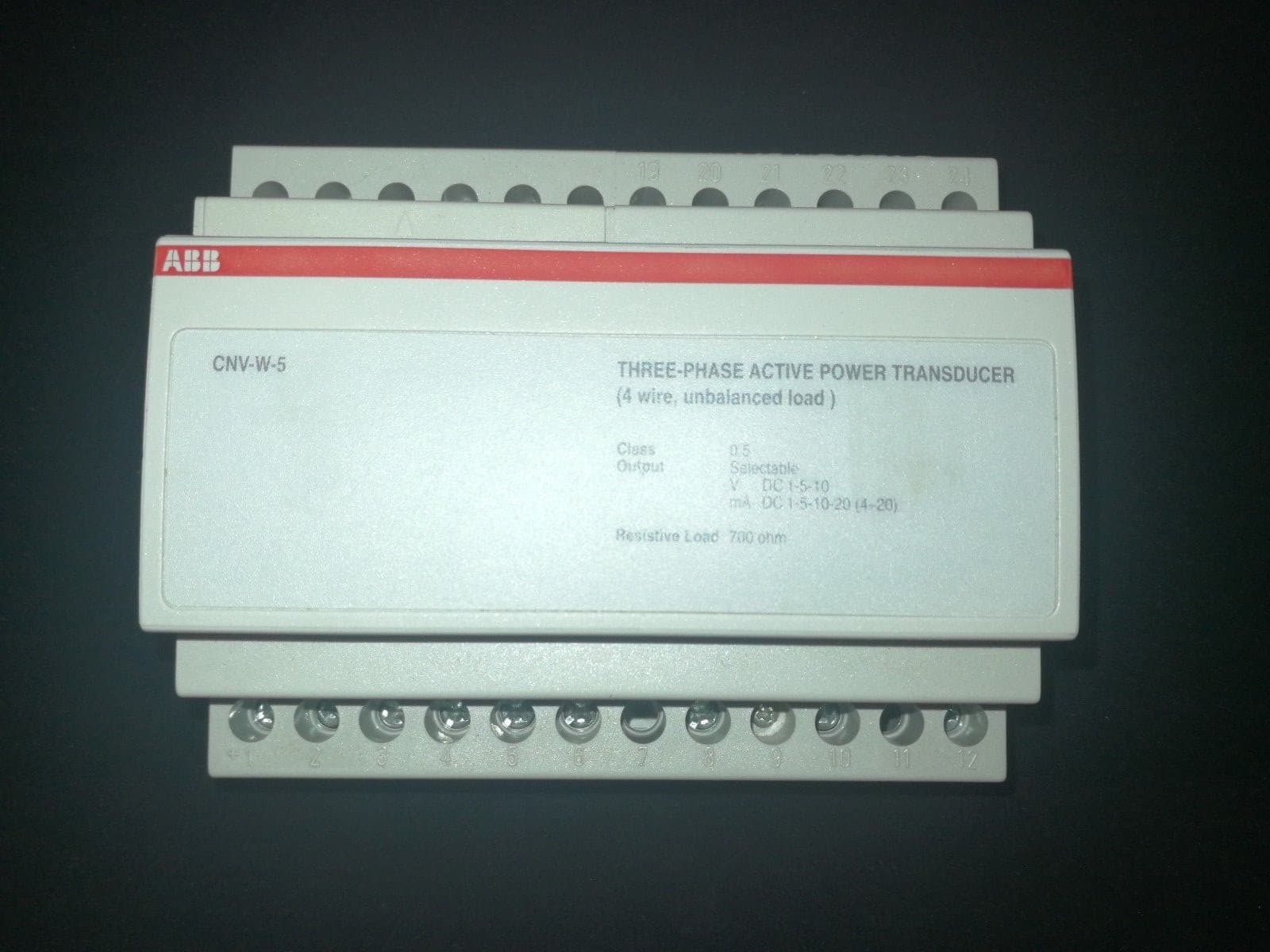 ABB CNV-W-5 Three Active Power Transducer 45 KW