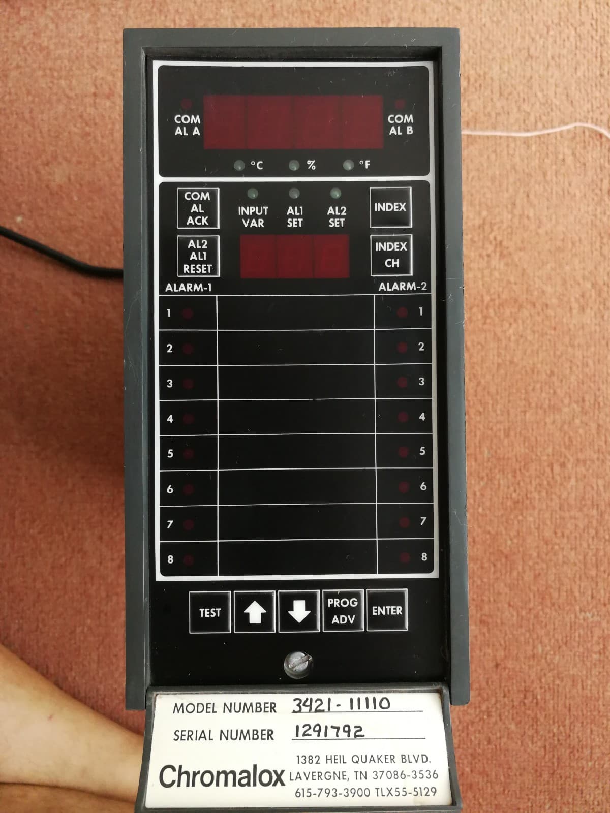 CHROMALOX 3421-11110 120/230VAC