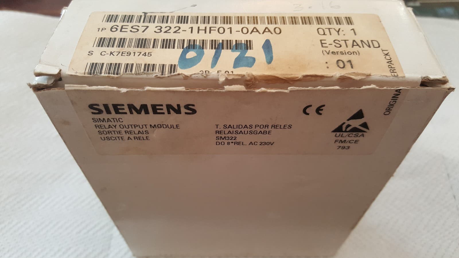 Siemens 6ES73221HF010AA0 Output Module