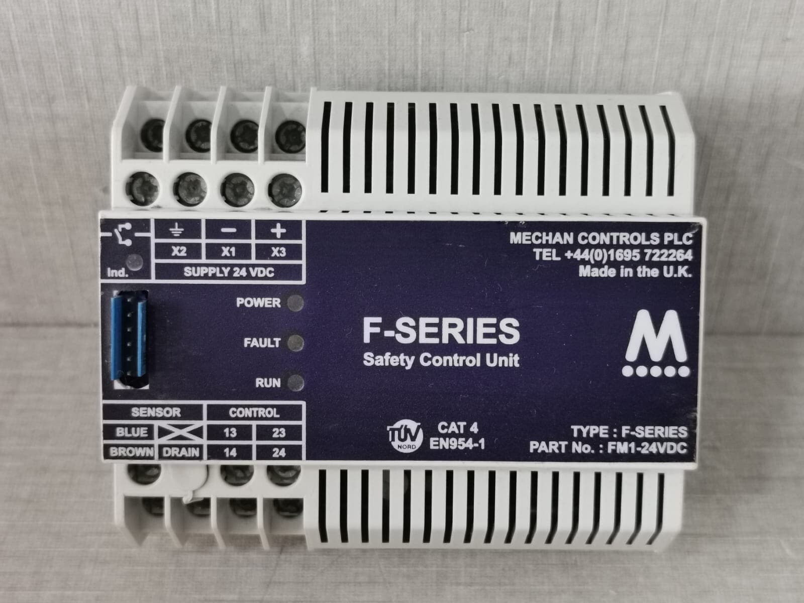 Mechan Controls PLC / F-SERIES safety control Unit