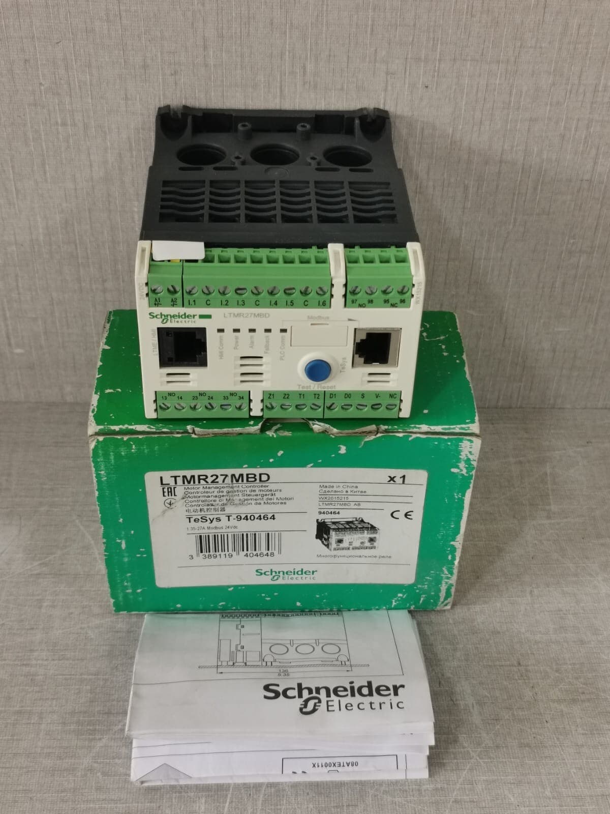 SCHNEIDER ELECTRIC LTMR27MBD MOTOR MANAGEMENT CONTROLLER