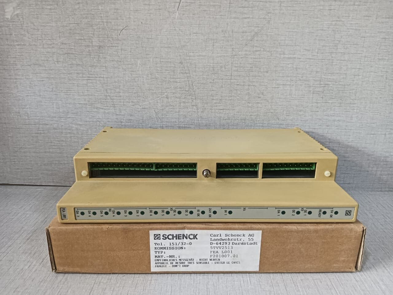 Schenck FEA L001 / F201007.01 I/O MODULE