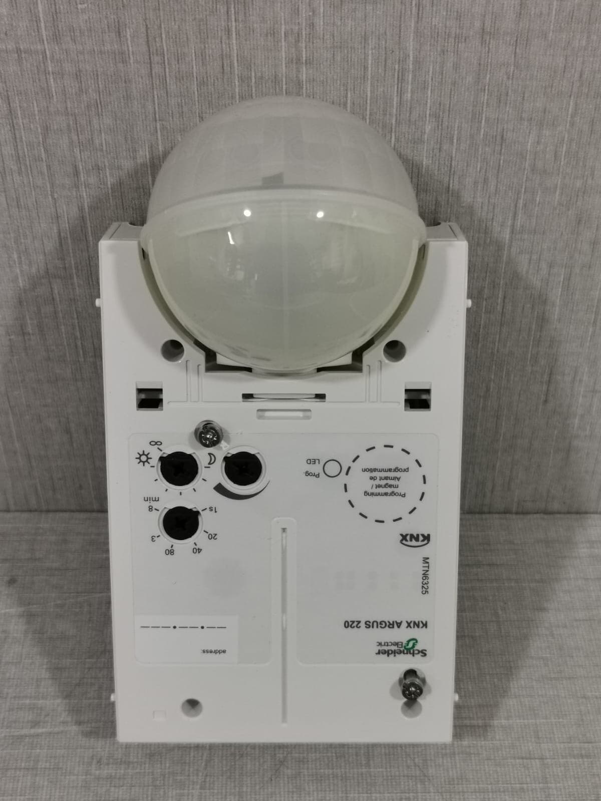SCHNEIDER ELECTRIC MTN632519/MTN6325 KNX ARGUS 220 POLAR WHITE