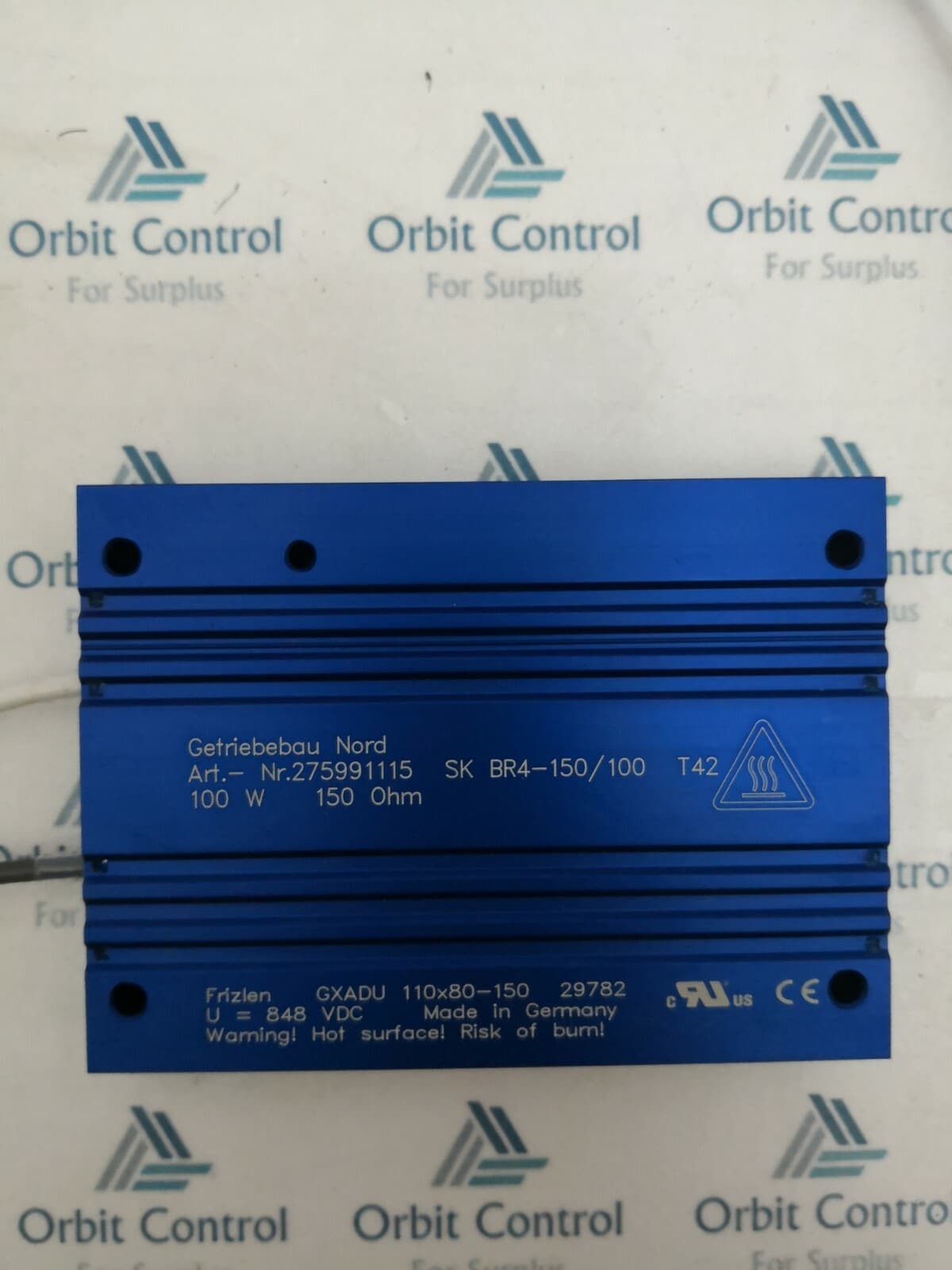 Getriebebau Nard Nr.275991115 / SK BR4-150/100 / 100W 150 ohm