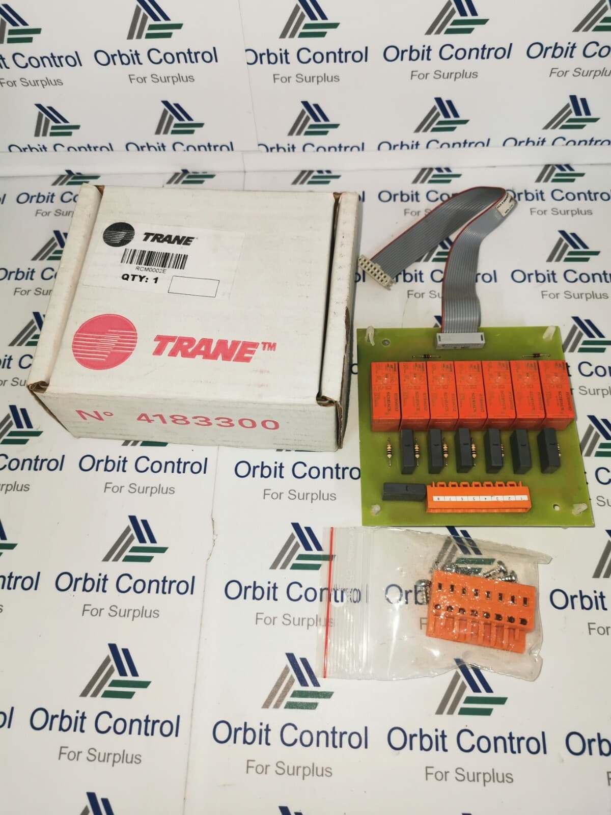TRANE RCM0002E CONTROL MODULE RCM RELAY CARD RECIEP UNI