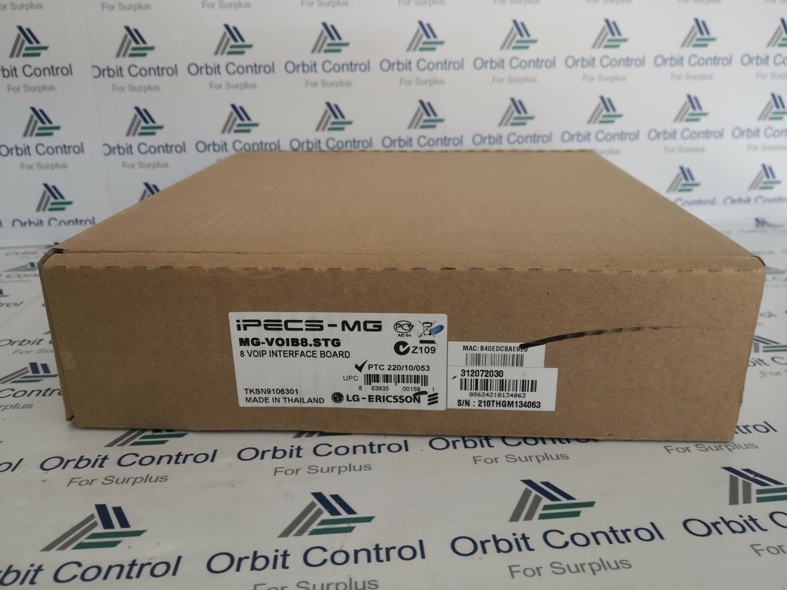 LG-Ericsson MG-VOIB8.STG / 8 VOIP Interface Board TKSN9106301