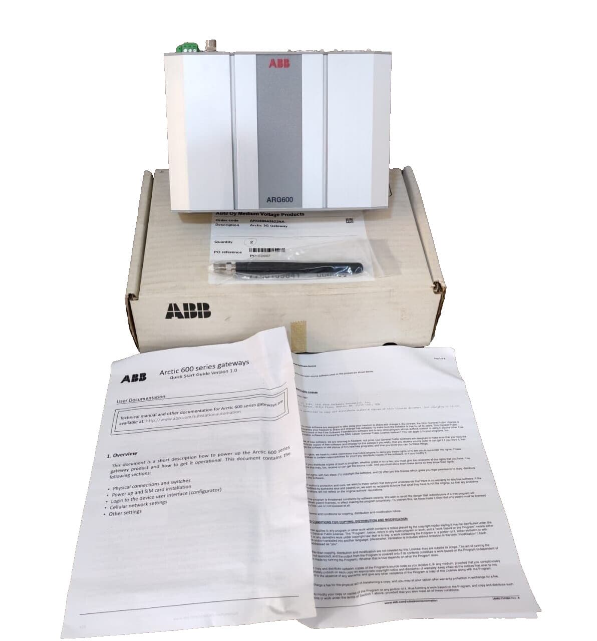 ABB ARG600 WIRELESS GATEWAY ARG00A2622NA 12-36VDC