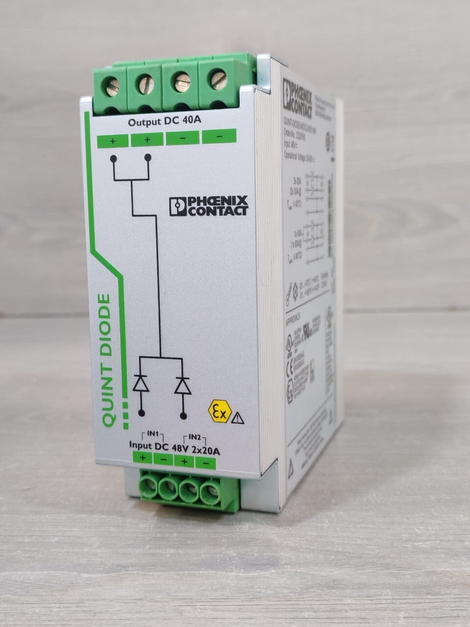 Phoenix Contact QUINT-DIODE/48DC/2x20/1x40 DIN Rail Diode Module 2320160