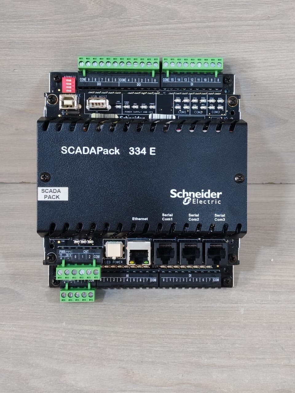 SCHNEIDER ELECTRIC SCADAPACK 334 E TBUP334-EA55-AB10S REMOTE TELEMETRY UNIT