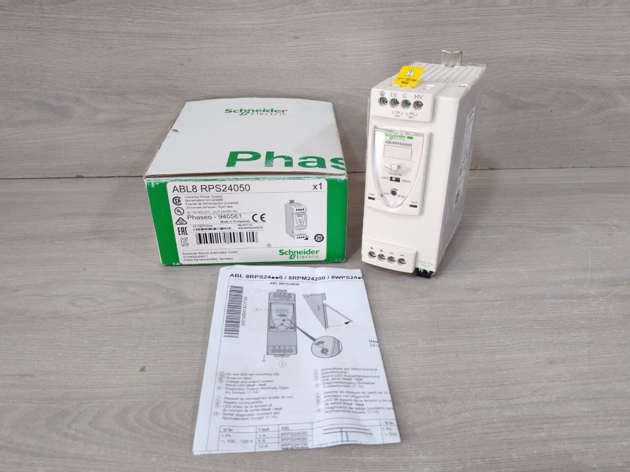 SCHNEIDER ELECTRIC ABL8 RPS24050 POWER SUPPLY