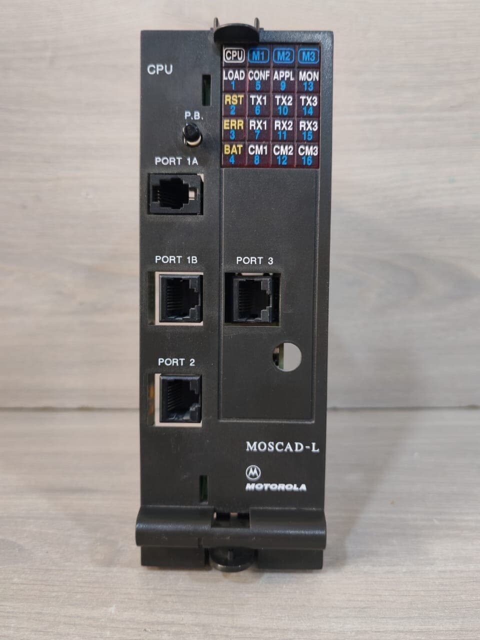 Motorola Radio Monitoring System MOSCAD-L CPU Module FRN5907A FCN6008A ISSUE-A1