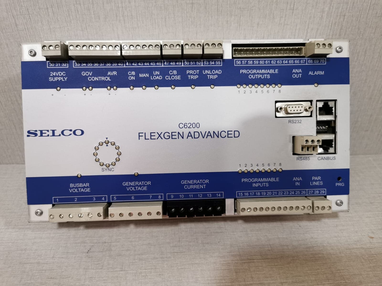 SELCO C6200 Flexgen Advanced Generator Controller - 1 To 29 Terminal
