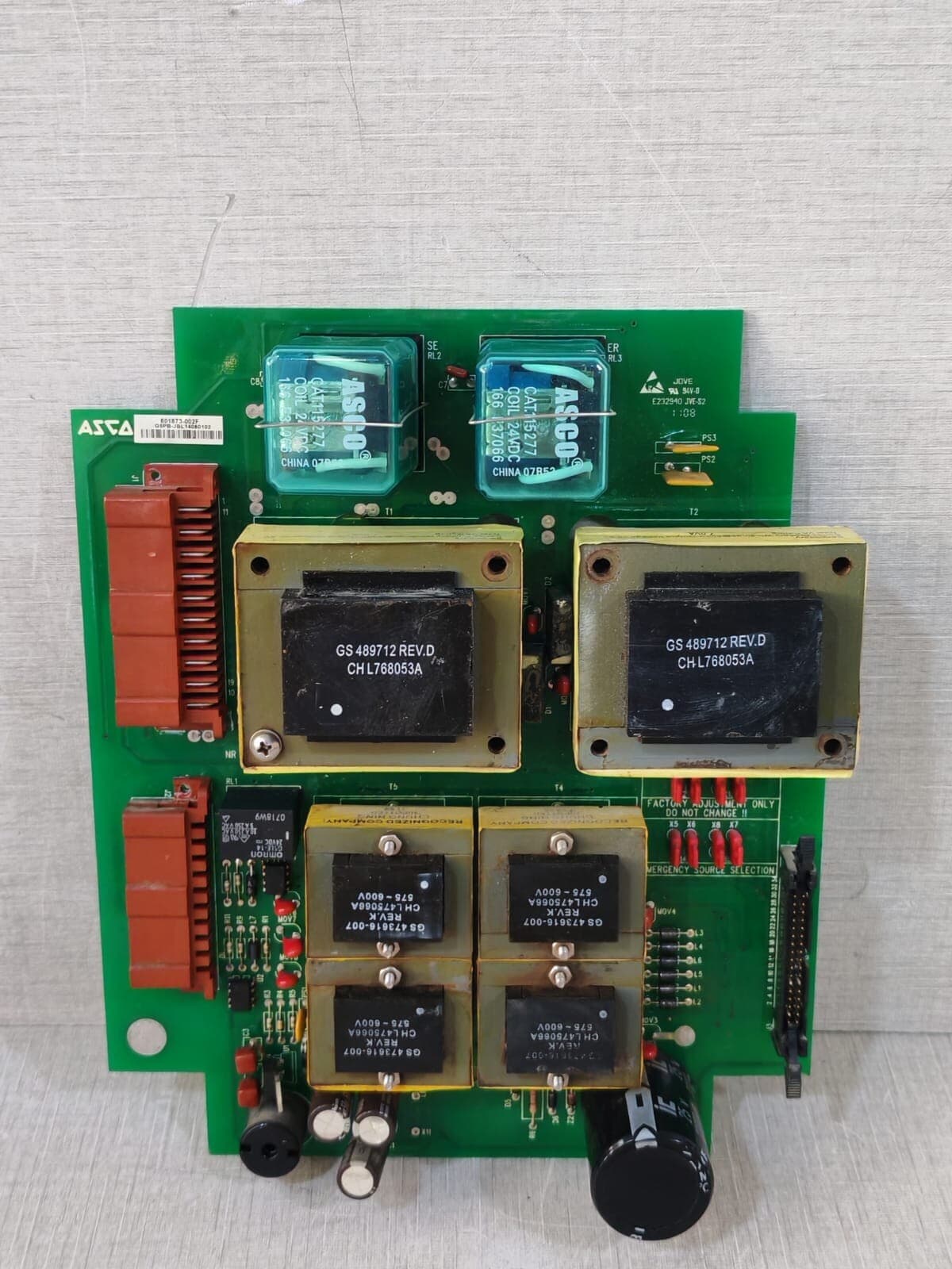 ASCO 61873-002F PCB BOARD