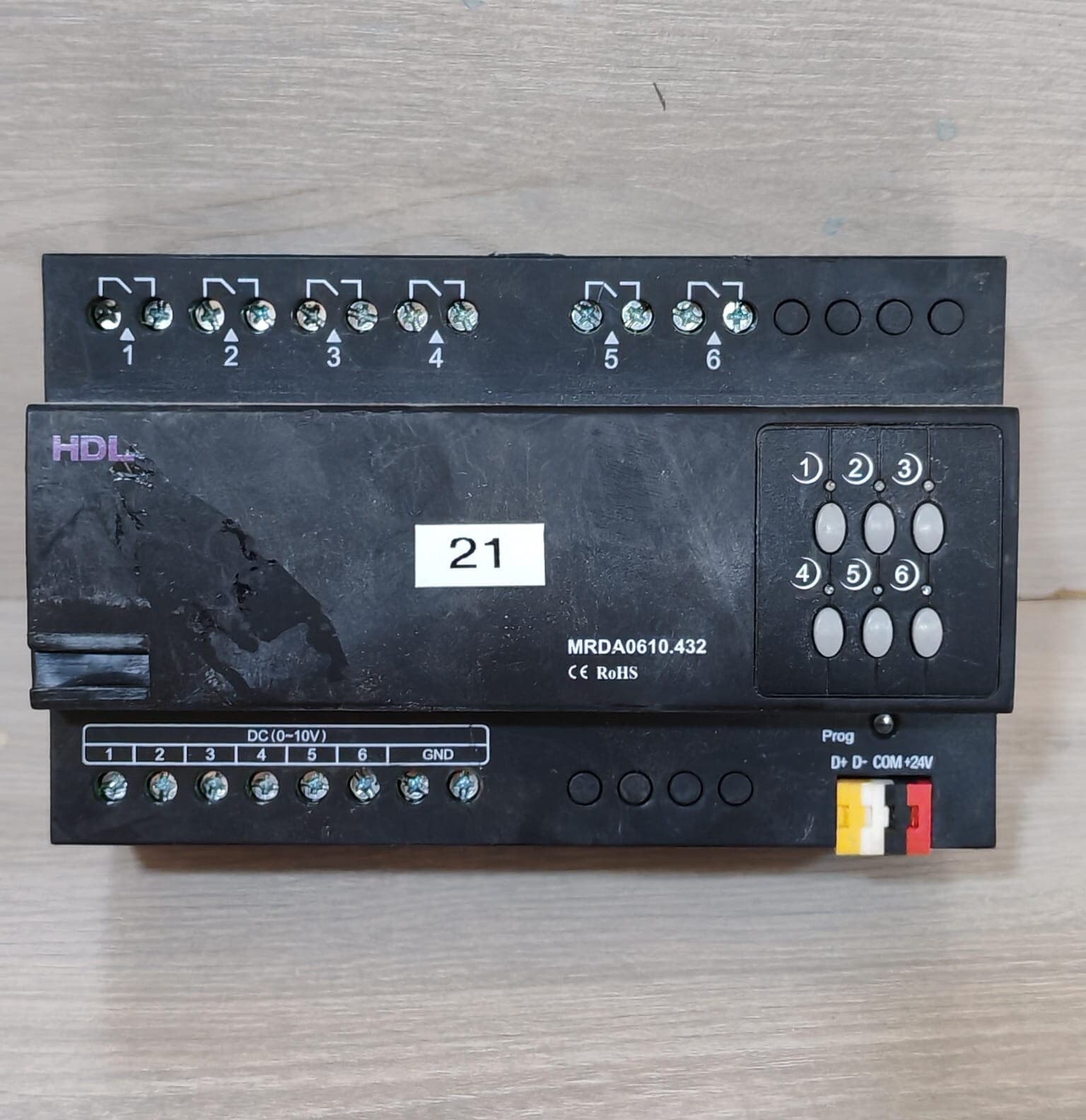 HDL MRDA0610.432 F/W HDL-V04.01U HDL 6CH 10A 0-10V BALLAST CONTROLLER