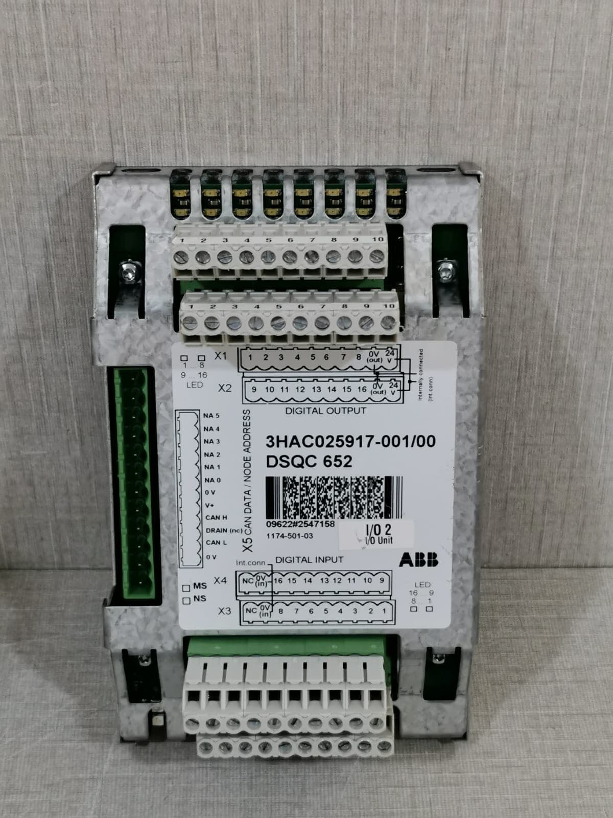ABB 3HAC025917-001/00 DSCQ 652 I/O Unit