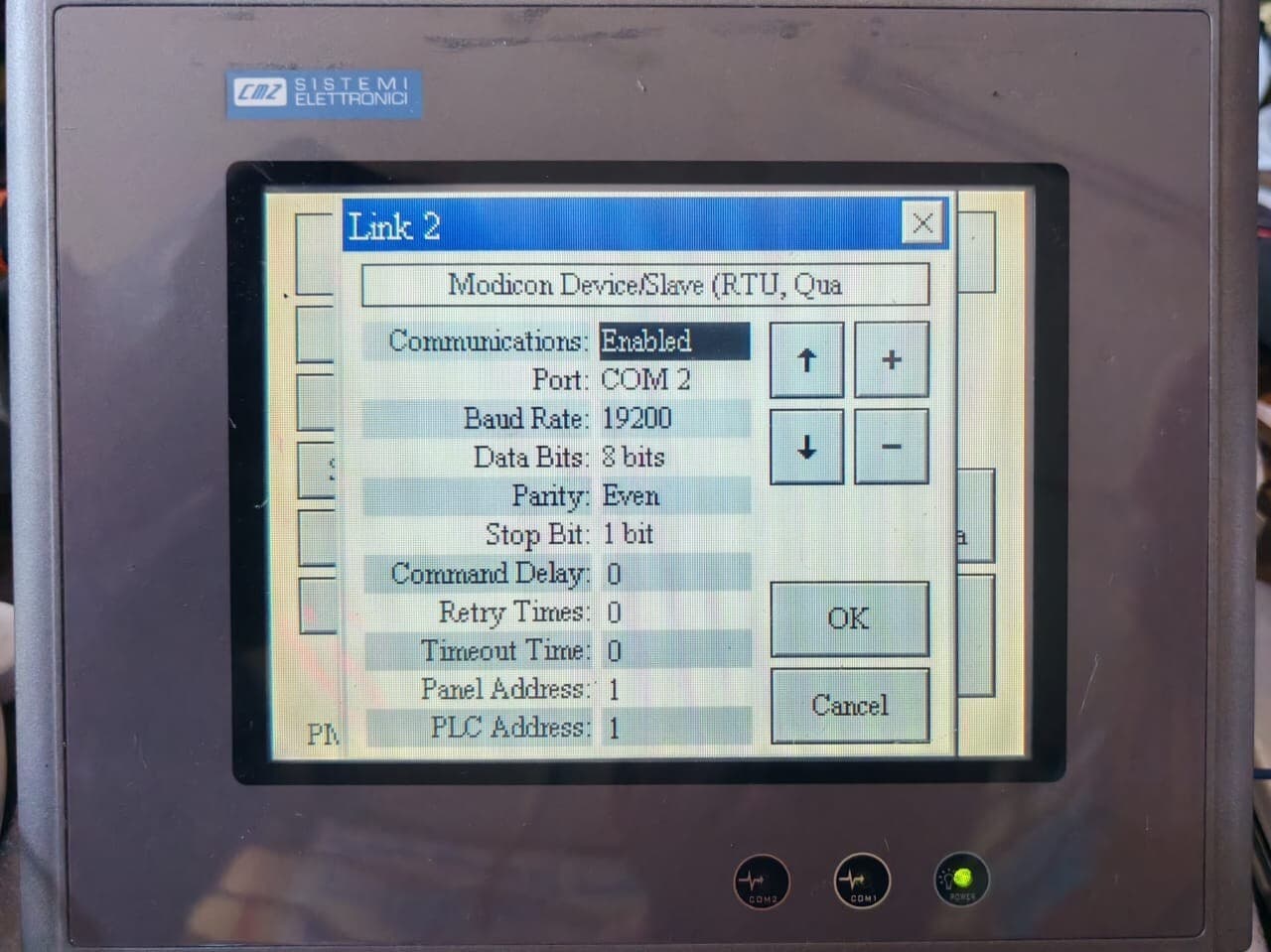 CMZ MMPV057-TST2A-F0R1 V1.4-1.9-CAD LCD TOUCH CONTROL PANEL-TRIED & TESTED