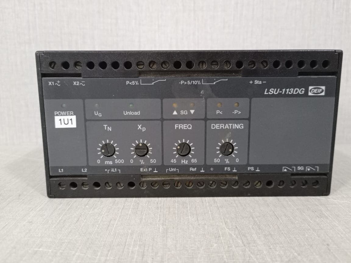 DEIF LSU-113DG LOAD SHARING UNIT 700172.40 400VAC 5A- W/O FRONT COVER