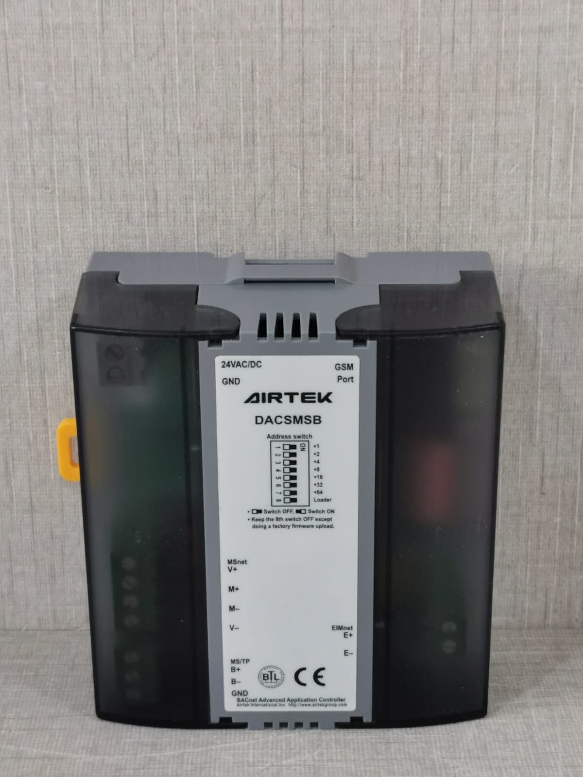 AIRTEK DACSMSB BACNET MSTP SMS ALARM MODULE
