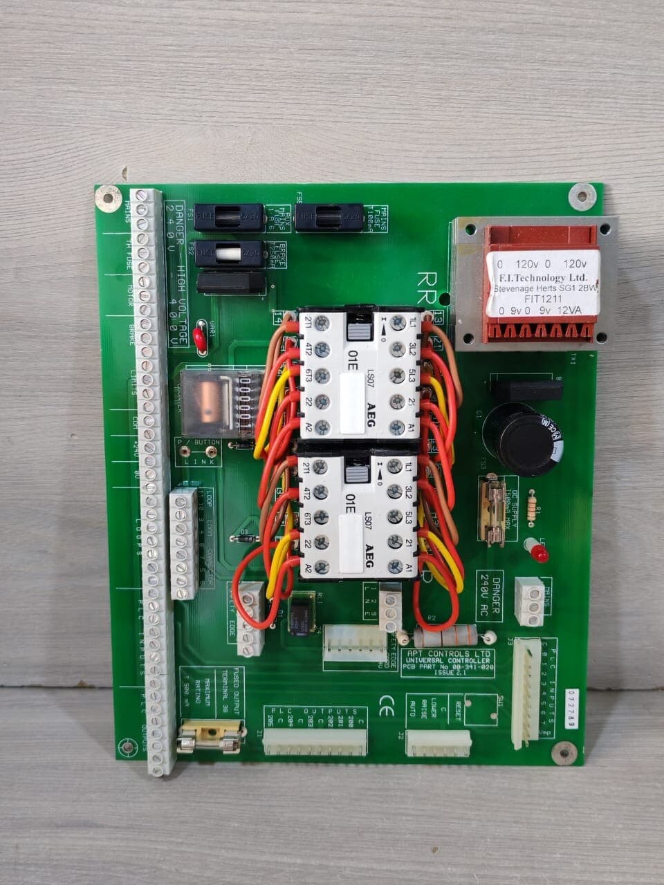 APT CONTROLS LTD 00-341-020 PCB UNIVERSAL CONTROLLER