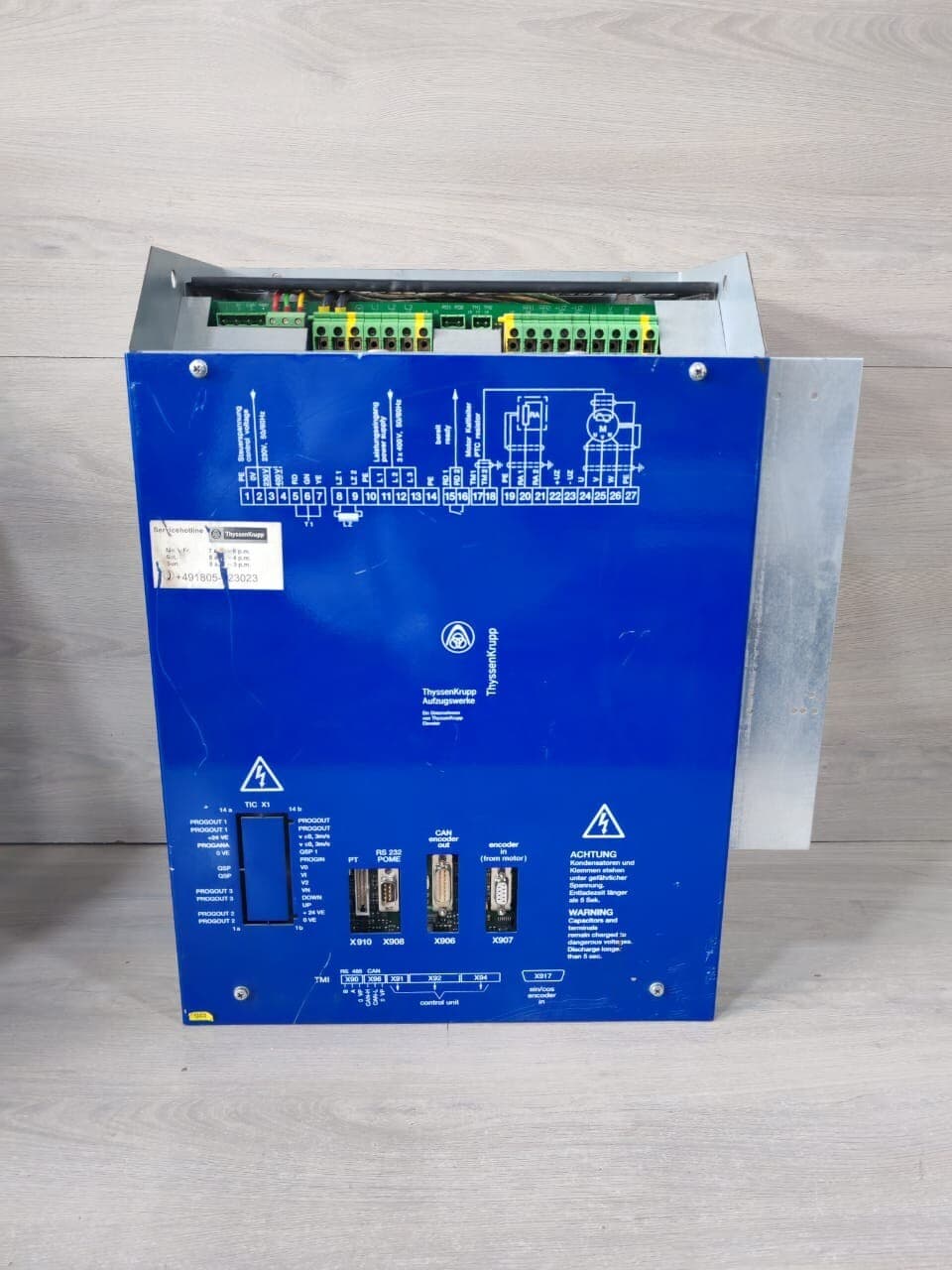 THYSSENKRUPP AUFZUGSWERKE VVVF-INVERTER CPI48ASM 66210004486 D400
