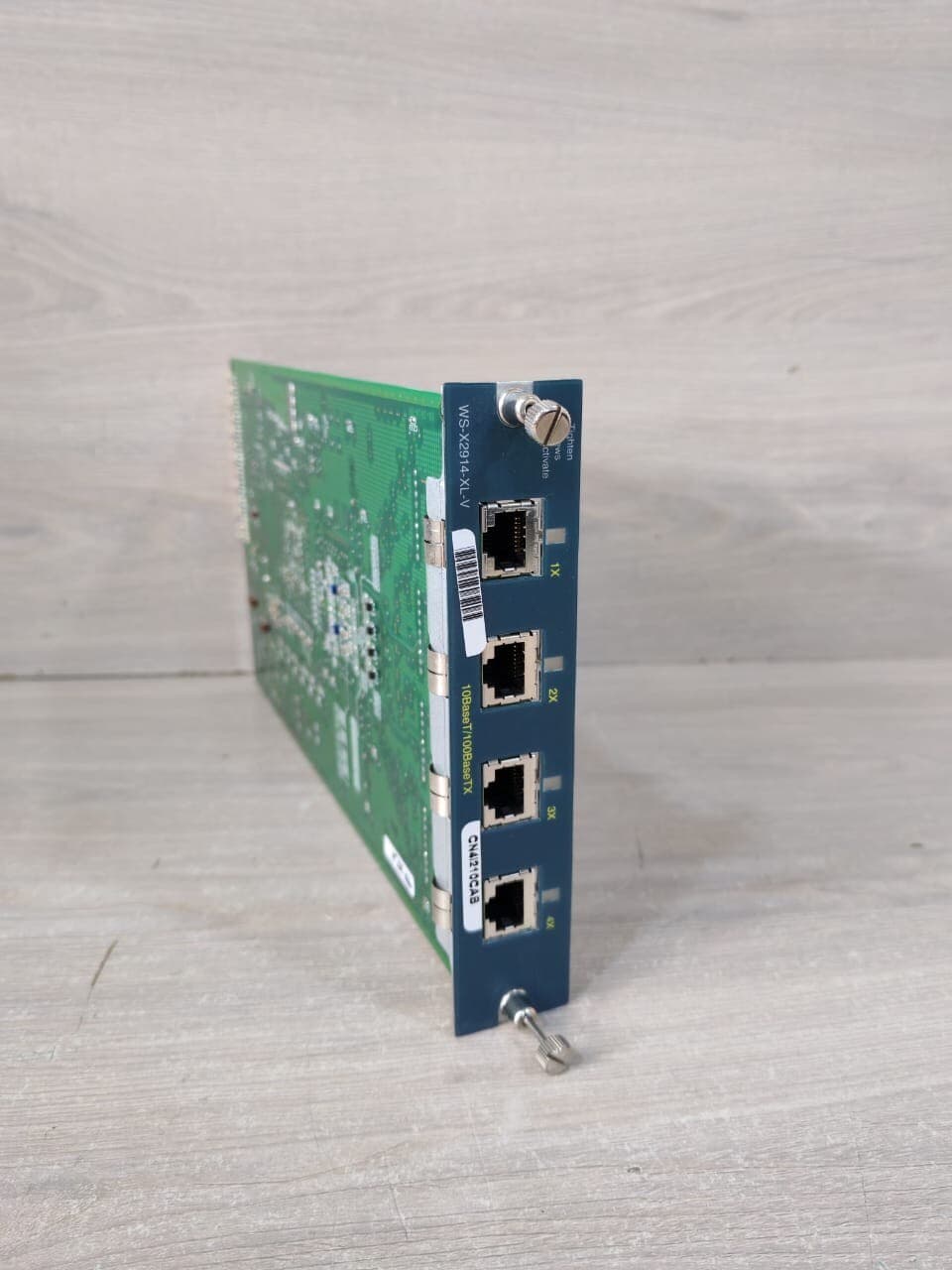 CISCO SYSTEMS WS-X2914-XL-V P/N 73-3398-11 REV.A0 10BASET/100BASETX PORT MODULE