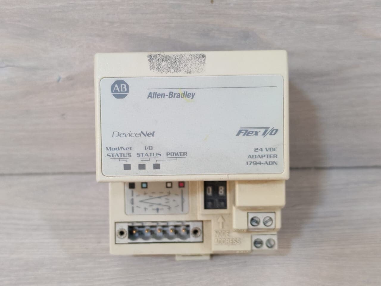 Allen-Bradley 1794-ADN Ser.B Flex I/O 24 VDC Adapter 96265072 Rev.A01