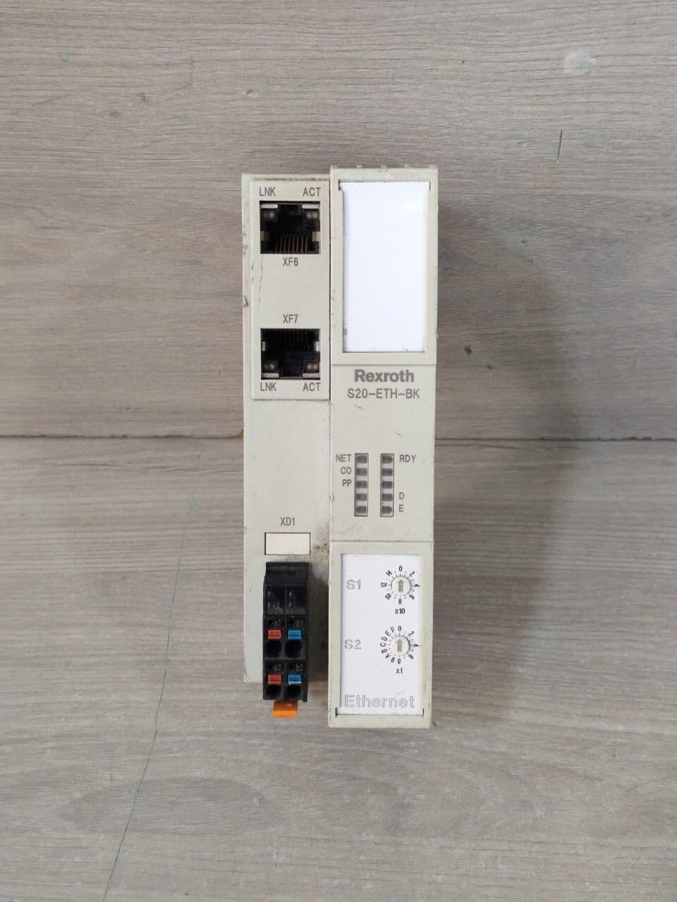 REXROTH INDRACONTROL S20-ETH-BK R911173905-AA1 24VDC MODULE
