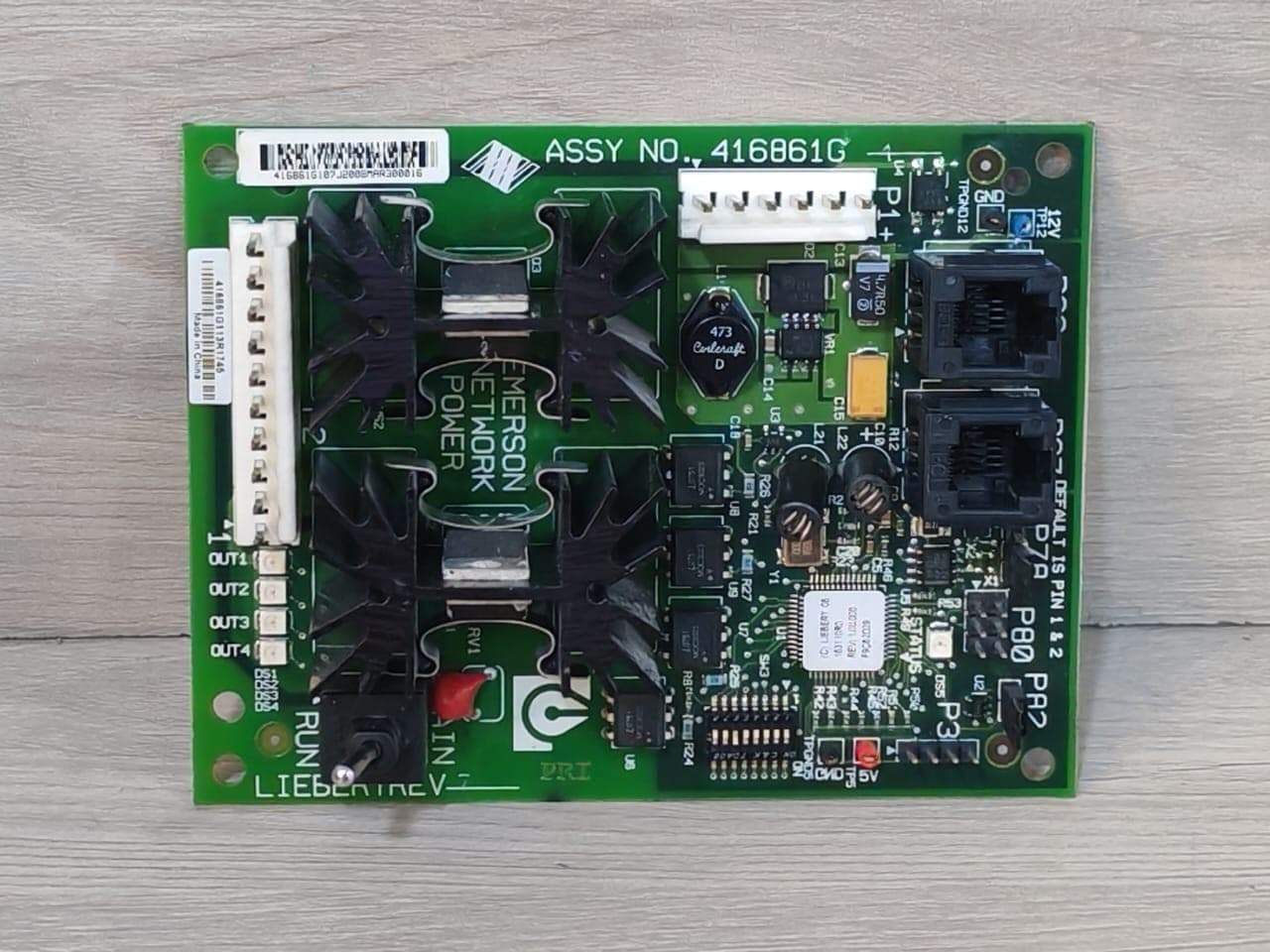 Liebert Emerson Network Power 416861G Humidification Power Board Driver Control