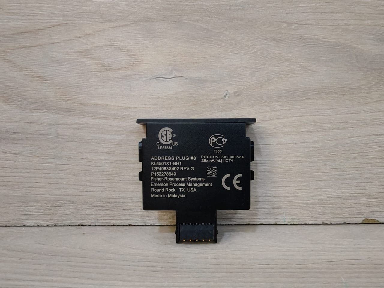 FISHER ROSEMOUNT KL4501X1-BH1 ADDRESS Plug No.8 12P4983X402 REV. G