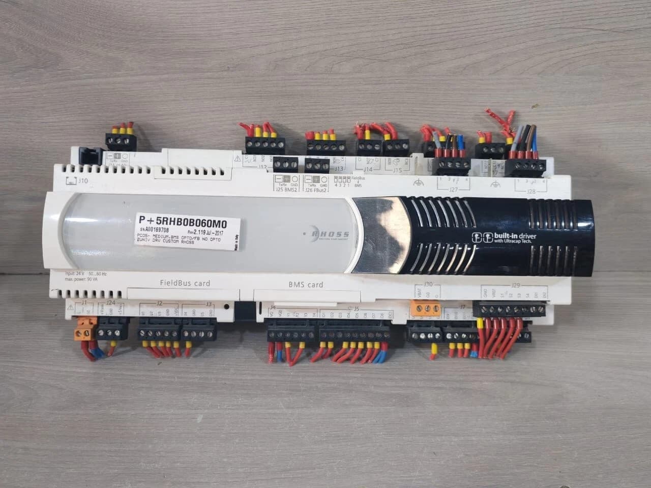 RHOSS CAREL P+5RHB0B060M0 REV 2.119 BUILT-IN DRIVER W/ ULTRACAP TECH 24V
