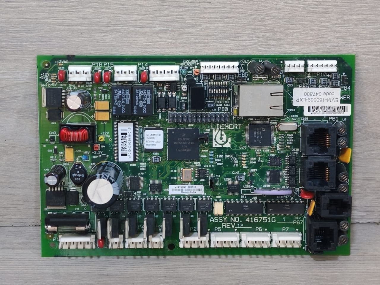 Emerson Liebert 416751G1 Rev 18 Power Circuit Board