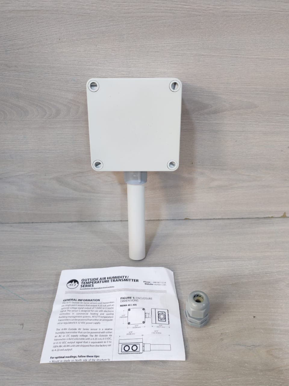 ACI A/RH2-TT100-O-4X-4 Relative Humidity With Temperature Sensor