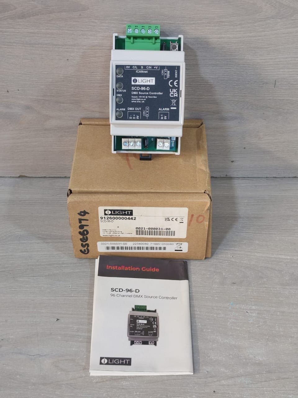 ILIGHT SCD-96-D DMX SOURCE CONTROLLER 15VDC