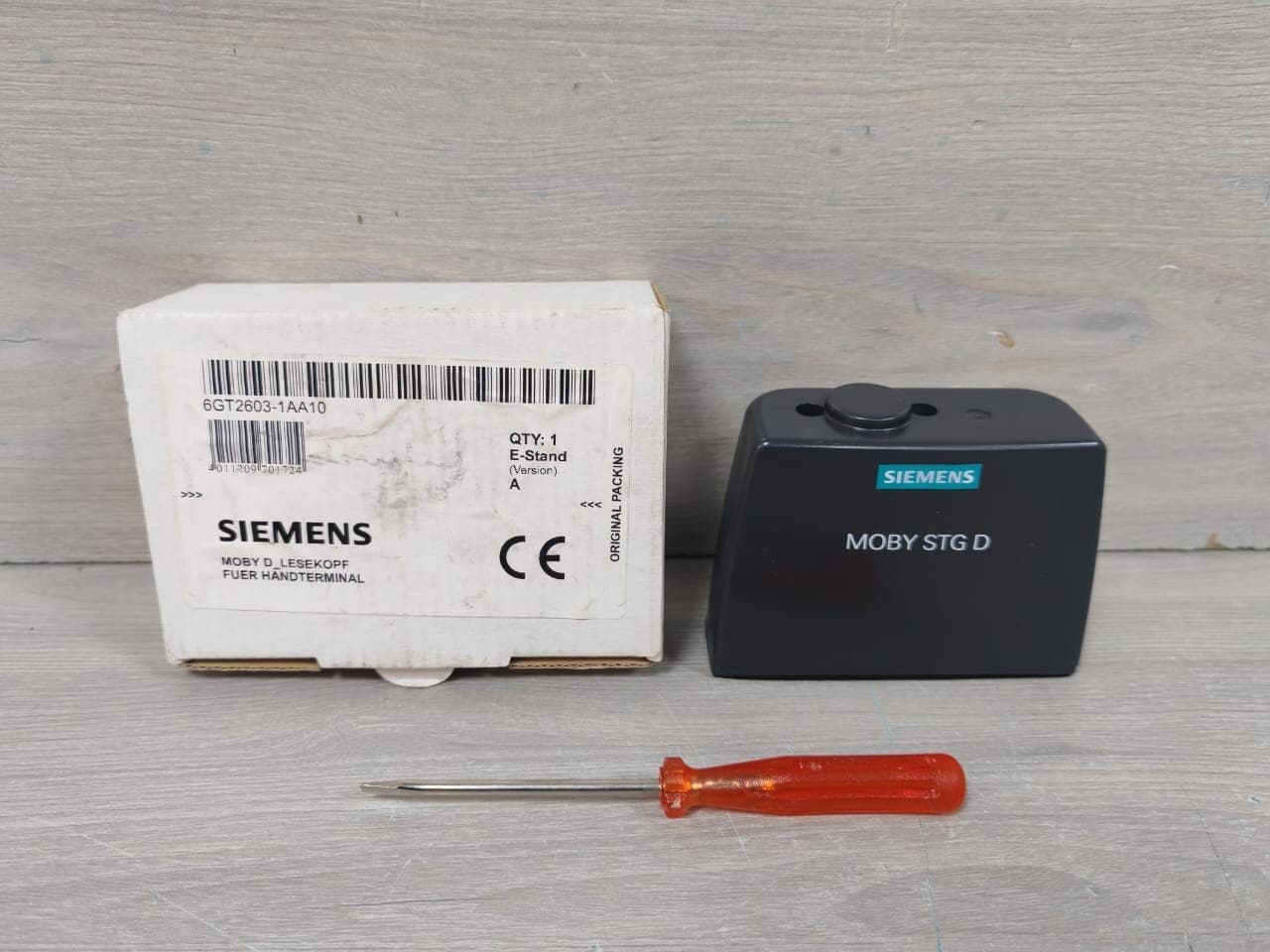 Siemens 6GT2603-1AA10 MOBY D reading head for handheld terminal STG D