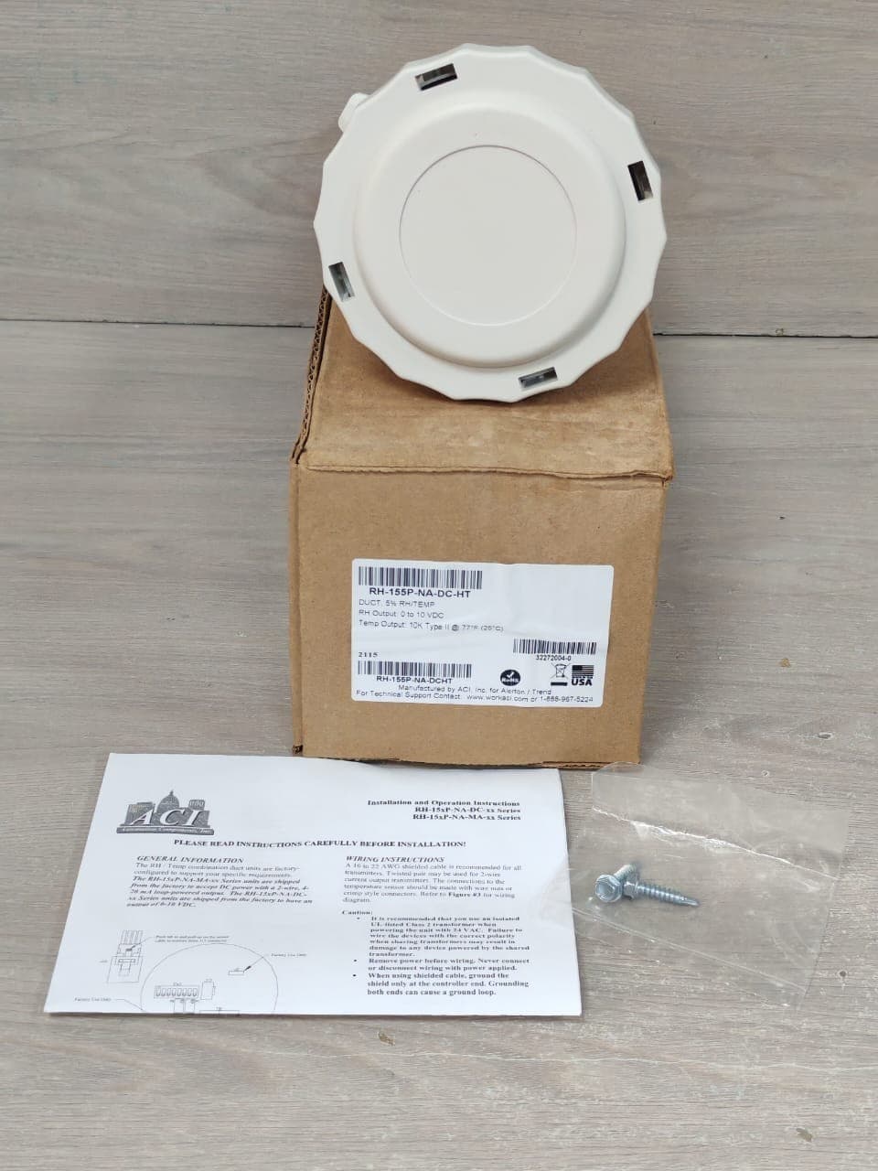 ALERTON /TREND RH-115P-NA-DC-HT SERIES DUCT HUMIDITY TRANSMITTER 10VDC