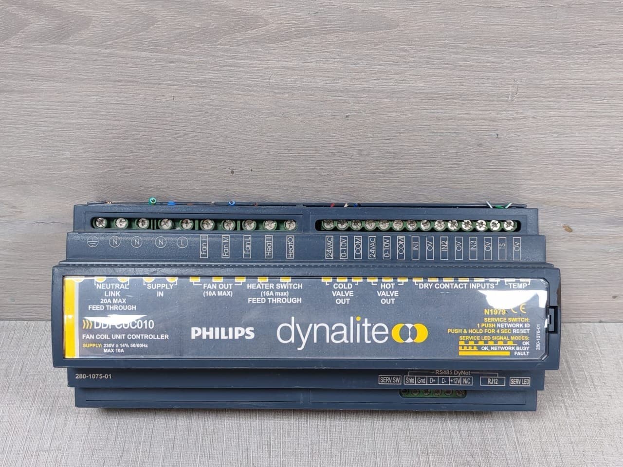 Philips Dynalite DDFCUC010 Fan Coil Controller 230V 50/60Hz