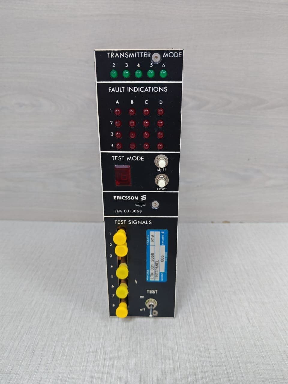 ERICSSON LTM 0313068 TEST PANEL