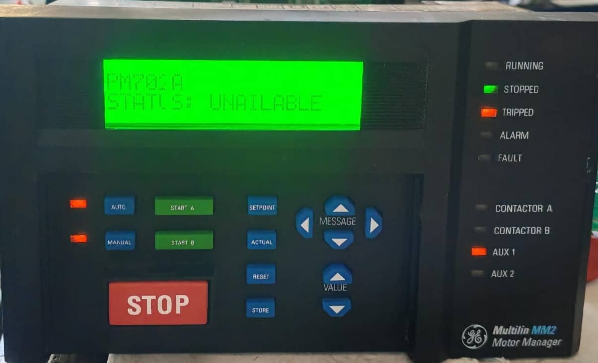 GE MM2 SMMII-PD-522-240 F/W:63E492C4.000 240 VAC MOTOR MANAGER II-TRIED & TESTED