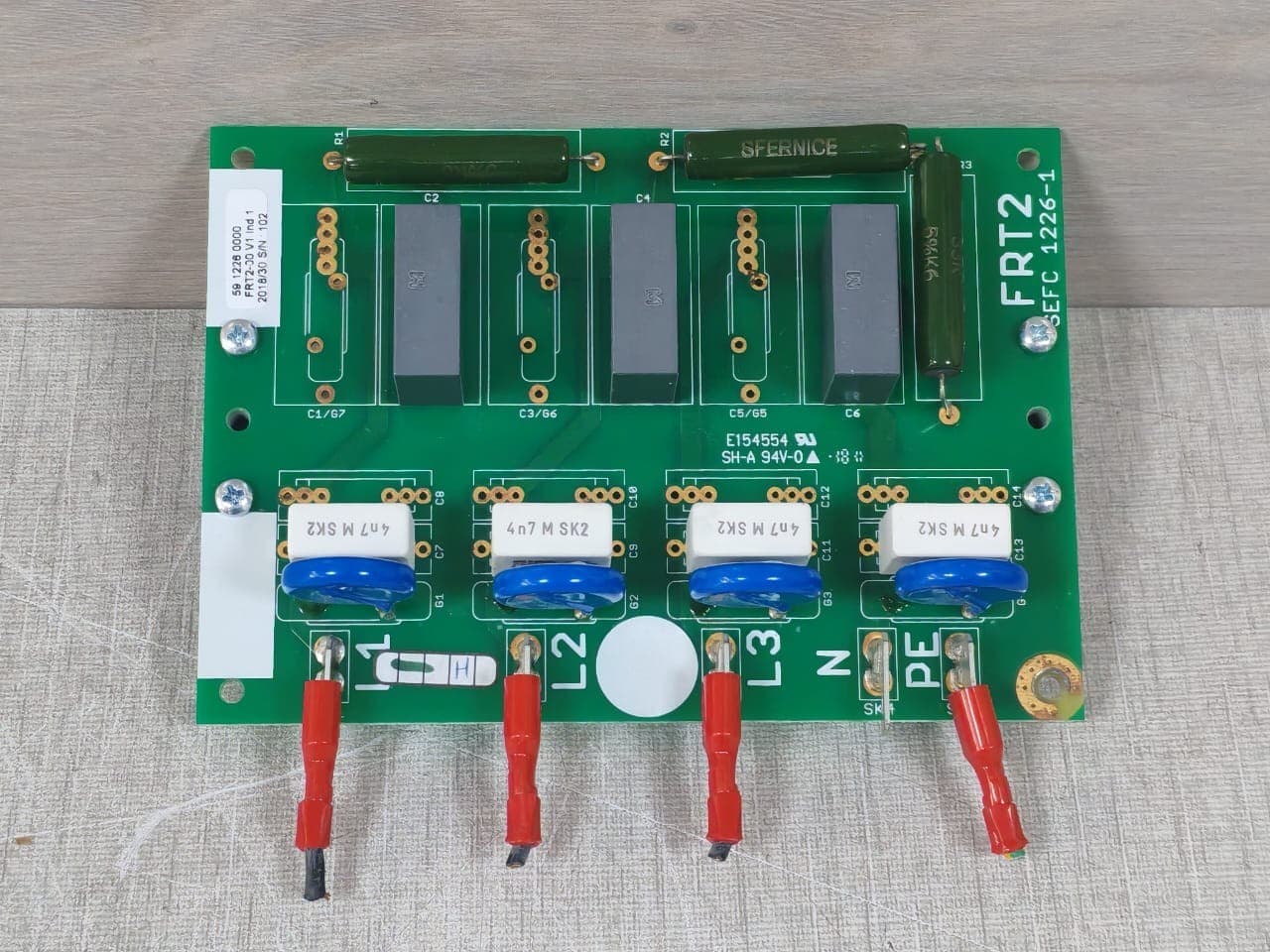 FRT2 Sefc 1226-1 Pcb Board 591226 0000 FRT2-00 V1