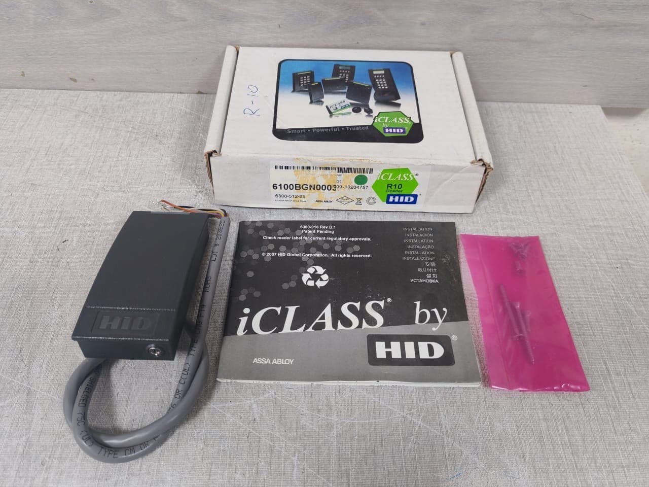 HID 6100BGN0003 iCLASS R10 Reader