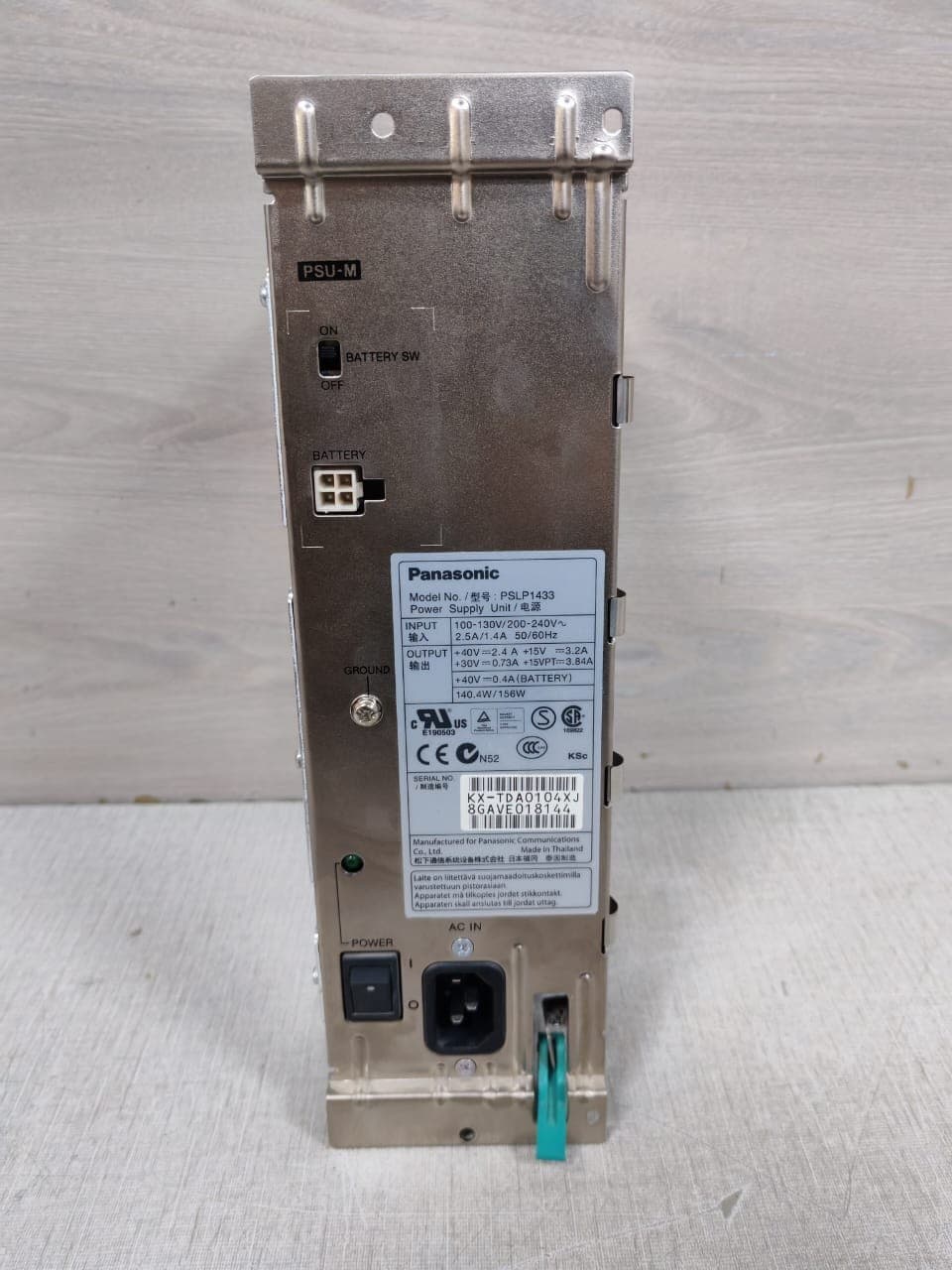 PANASONIC PSLP1433 KX-TDA0104XJ POWER SUPPLY