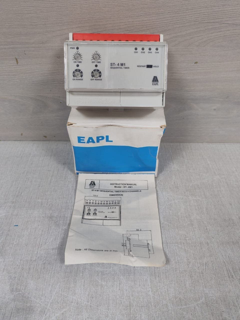 EAPL ST-4M1 V2.0 SEQUENTIAL TIMER 240V
